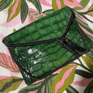 Authentic Vintage Henri Bendel Emerald Green Clutch
